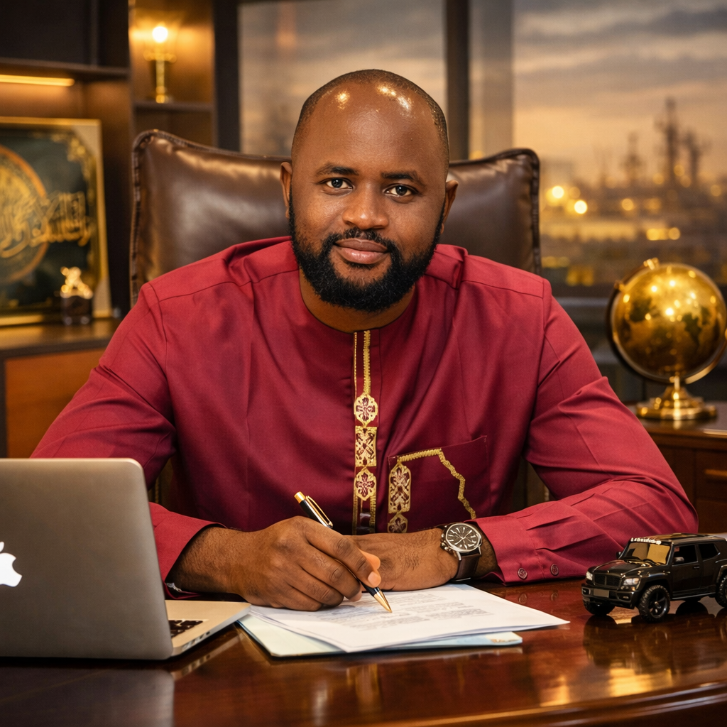 Mr Aly Sagno Confident executive in a modern office